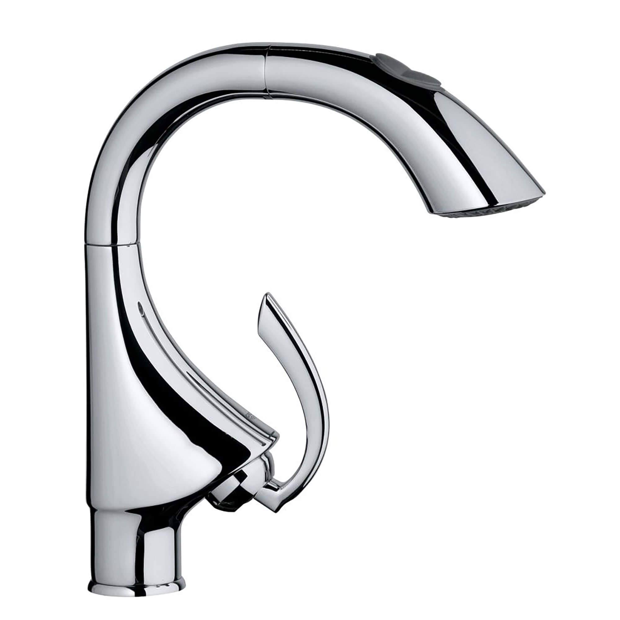 Single-Handle Pull Down Kitchen Faucet Dual Spray 6.6 L/min (1.75 gpm)